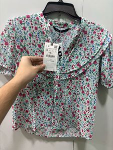 Zara Floral Top Size s