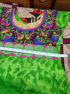 Elegant Green Anarkali Suit