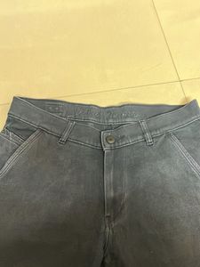 Blue Cotton Pants For Men