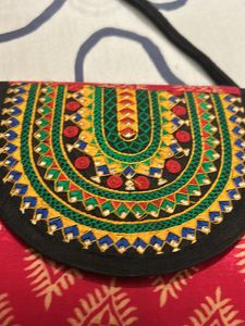 Embroidered Clutch Purse