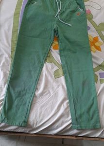 Elasticated Green Pant