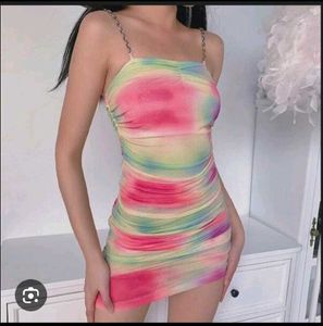 SEXIEST TIE-DYE CHAIN BODYCON