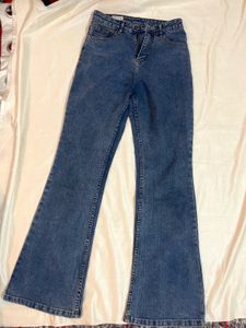 Flared Blue Jeans