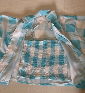 Gingham Two-Piece Set