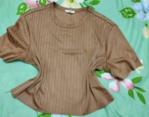 Drop🛑VINTAGE TEXTURED FITTED CROPED BABY TEE🍓