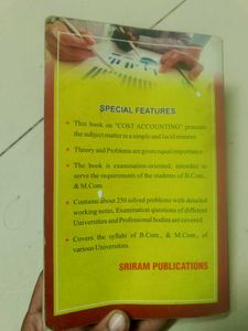 Cost Accounting Book ( 6th Revisied Edition )