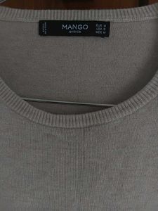 Mango Long Sleeve Knit Top