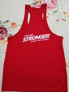 Red Big Muscles Tank Top