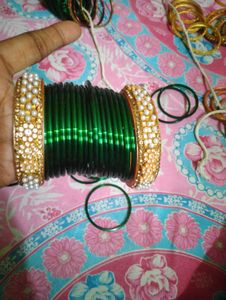 Bangles Set Green.