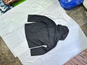 Black Zip-Up Hoodie Jacket