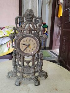 antique brass clock
