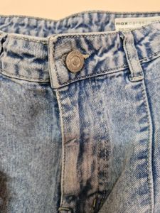 Acid Wash Cargo Jeans