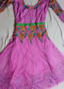 Net Anarkali Frock
