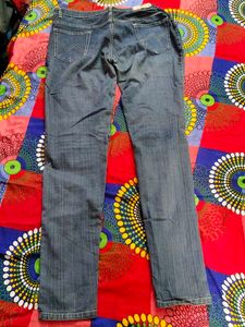 Embroidered Denim Jeans