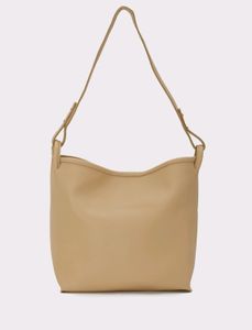 Twenty Dresses Beige Textured Oversized Tote Bag