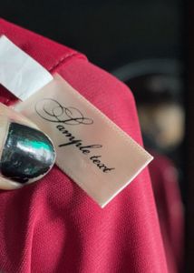 Red Floral Lace Detail Shirt