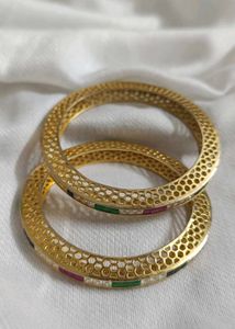 Limited Offer !!!!!  Gold Geometric Bangles