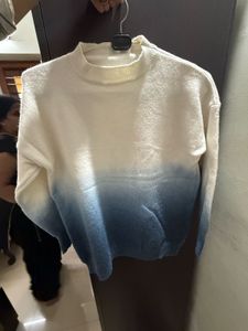 Ombre Knit Pullover Sweater