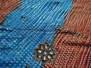 Multicolor Designer Saree