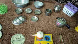 Miniature Steel Kitchen Set