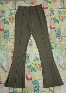 Brown Flared Pants