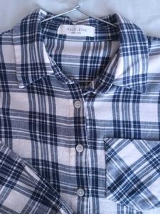 Check Crop shirt
