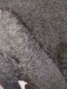 OVERSIZED Fluffy Black Sweater