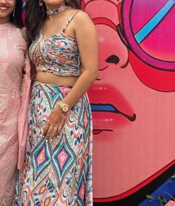 Boho Chic Crop Top &amp; Maxi Skirt Set