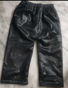 Black Sweatshirt Pajami Set For 3- 6 Month Baby