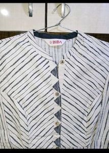 Biba White Kurta