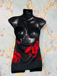 Vintage Rosette Halter Top