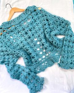 Pinterest Crochet Open Cardigan B