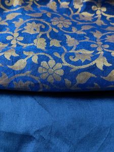 Royal Blue Dress Material