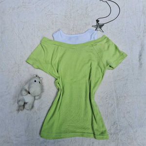 y2k green top