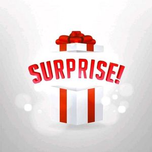 Girl Jacket And Surpise Gift Waiting You