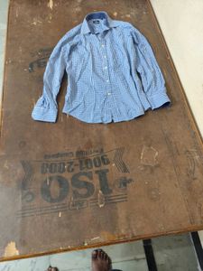 Checked Blue Shirt