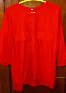 Red Tunic Top