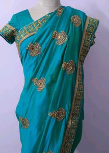 Elegant Green Saree