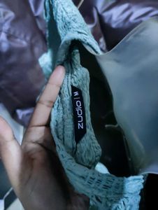 Mint green Solid top