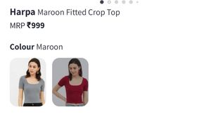 Cute Maroon Top