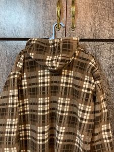 Brown Plaid Flannel Shacket