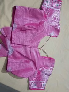 Pink Floral Saree 1 Day Used