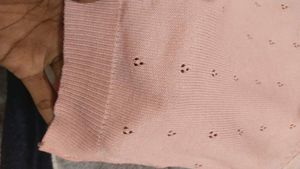 Pink knitted top