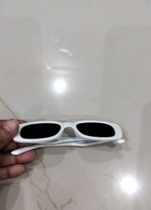 White Frame Sunglasses