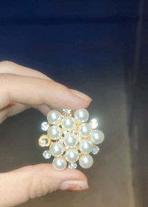 Pearl &amp; Crystal Ring