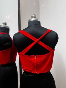Red Padded Top