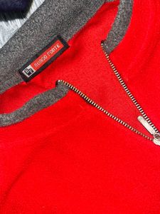 Campus Red &amp; Gray Pullover