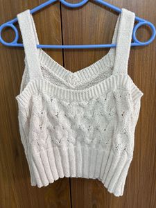 Solid Knit Strap Tank Top