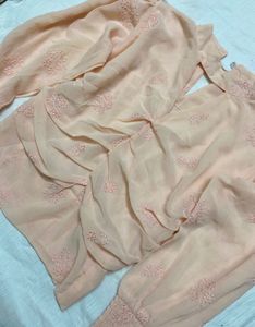 Elegant Peach Long Sleeve Top