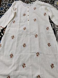 White Cotton Kurthi